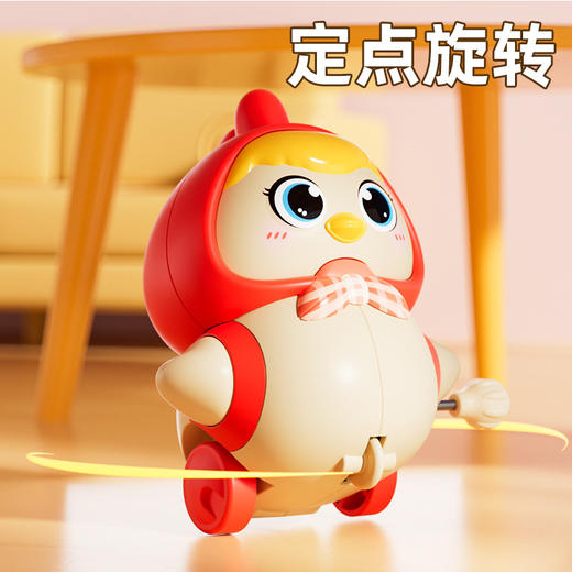萌趣玩具 护崽鸡妈妈上链发条玩具  跟随鸡妈妈摇摆磁吸小鸡 儿童益智早教学爬玩具 商品图3
