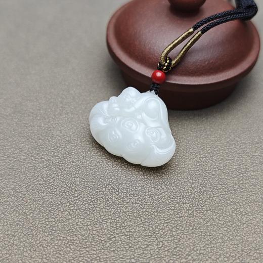 新疆和田玉籽料羊脂玉多子多福 228-10 商品图1