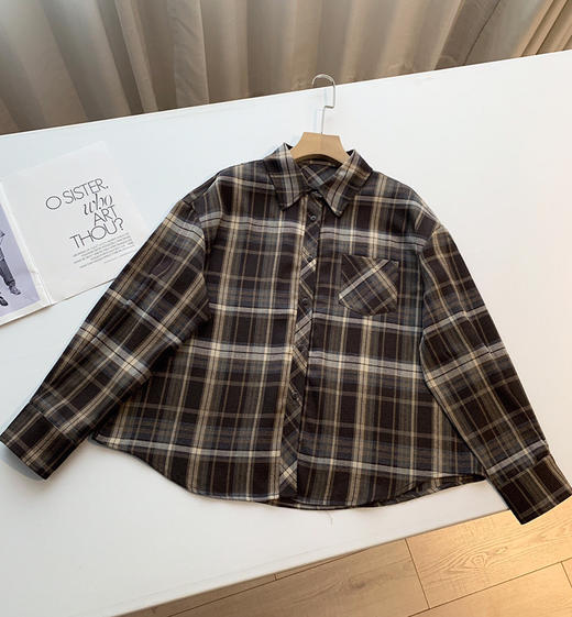SYJ95186格纹衬衫 商品图7