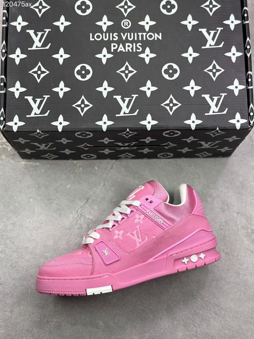 春季特惠💰720 LV 纯原版本 # 驴家 Trainer 低帮休闲板鞋 商品图2