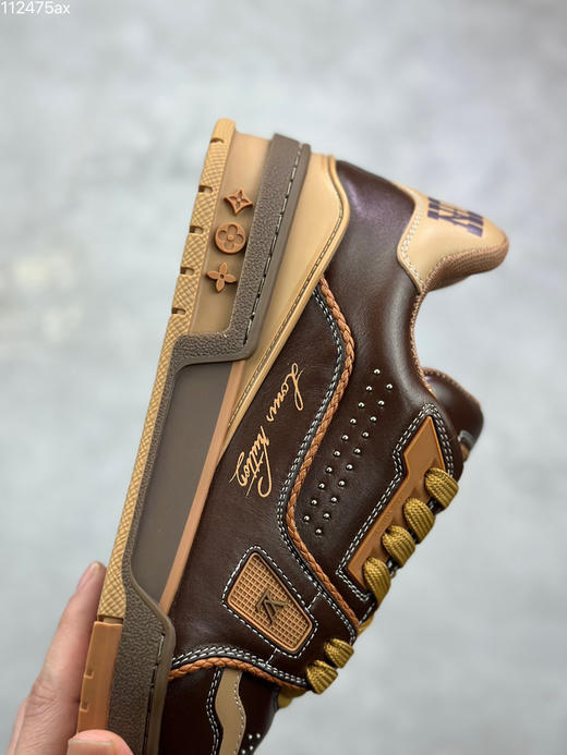 春季特惠💰720 LV 纯原版本 # 驴家 Trainer 低帮休闲板鞋 商品图5