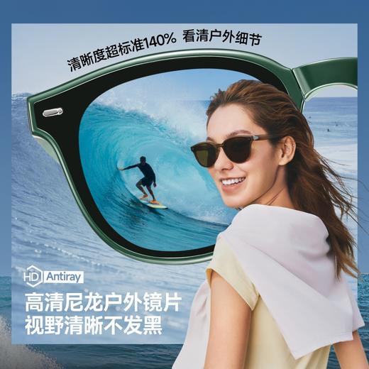 蕉下中方圆框折叠墨镜FD021 商品图1