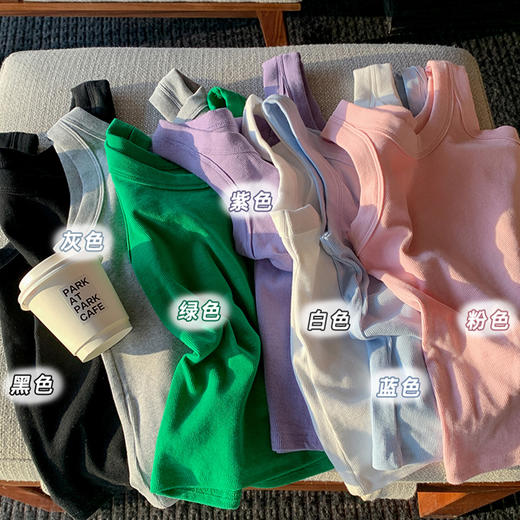 <曾小咸推荐>吊带背心女内搭打底衫修身 商品图0