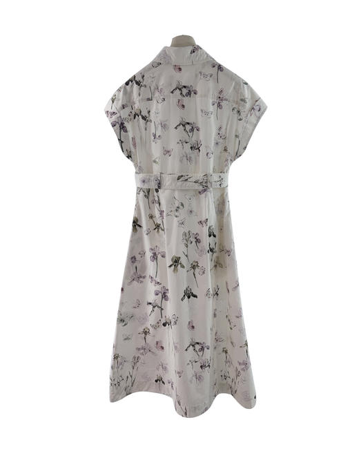 女款印花短袖衬衫连衣裙ba010 商品图1