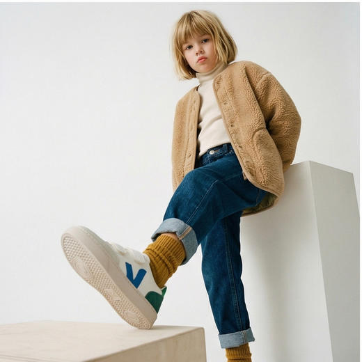 法国VEJA双魔术贴V12板鞋XV05037 商品图1