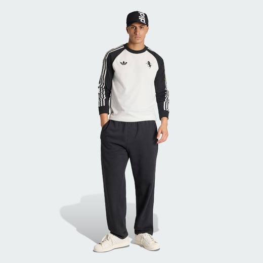Adidas阿迪达斯JUVENTUS FC T-SHIRT 尤文图斯足球休闲文化修身长袖T恤KB4456 商品图3