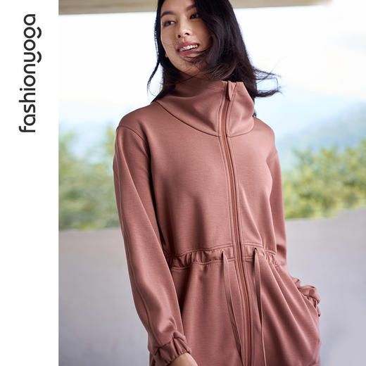 2026春夏F14863休闲空气层中长外套 商品图9