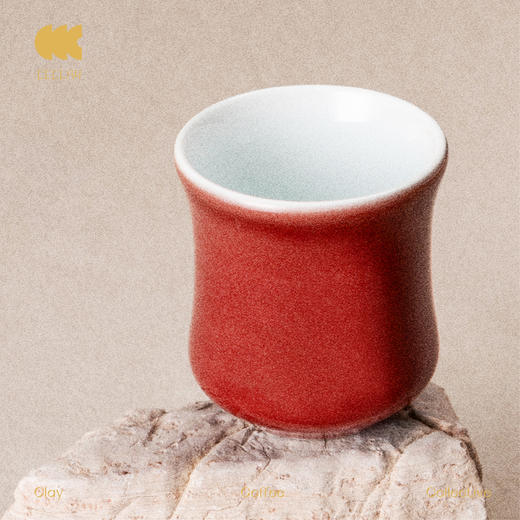 CCCLAY“矿”系列 | 豇豆红  ccc咖啡杯 咖啡品鉴杯 景德镇陶瓷 商品图1