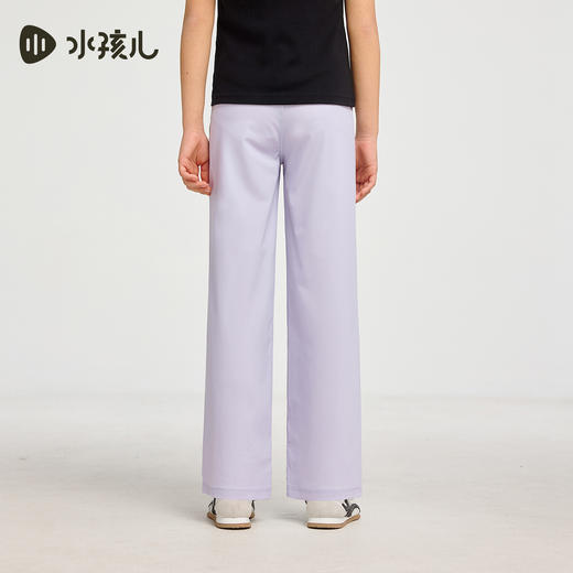 【防晒凉感】水孩儿童装长裤女童2026夏季新款弹力阔腿裤薄款裤子 商品图3