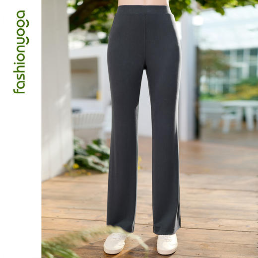 2026春夏F16917修身裤脚开叉长裤/九分裤 商品图4