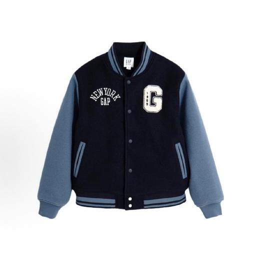 GAP儿童 棒球服外套 79.9元(线上线下同时销售，不保证有货)618458-WY 商品图0