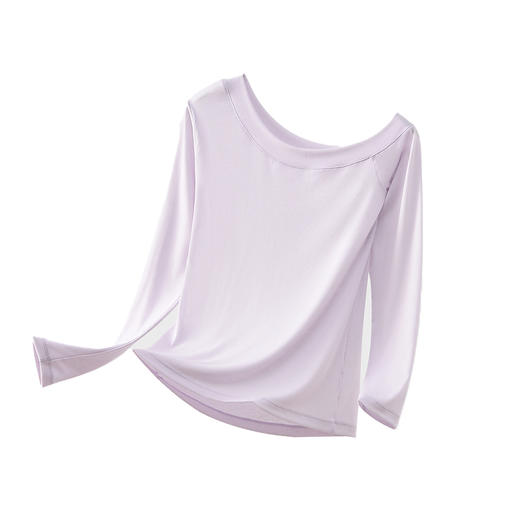 （合作款）雨露亚麻露肩褶皱T恤系列yc0309015 商品图8