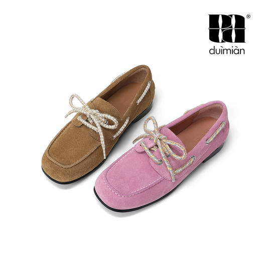 对面duimian帆船鞋老钱风一脚蹬乐福鞋 商品图4