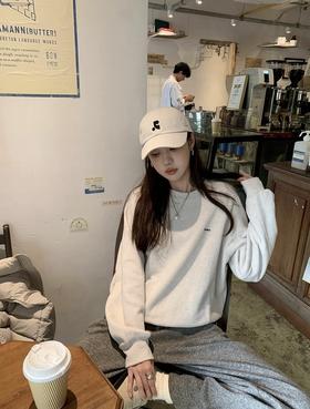 格桑米Gesamy洛克棉字母卫衣