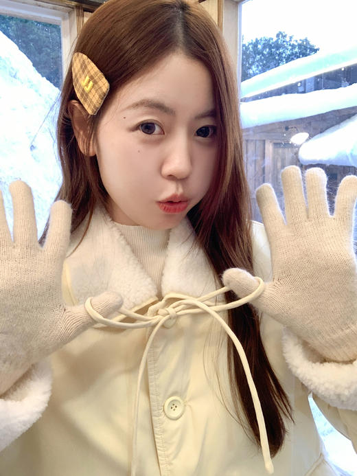 <曾小咸推荐>3.3 现货秒杀 ！微信超特价！韩系毛毛翻领夹棉外套 日常289.99 立减150 秒杀139.99！！ 商品图11