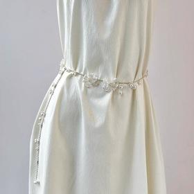 【多功能极简包豪斯花朵腰链项链二合一】裙子装饰时尚毛衣连衣裙清新甜美公主风