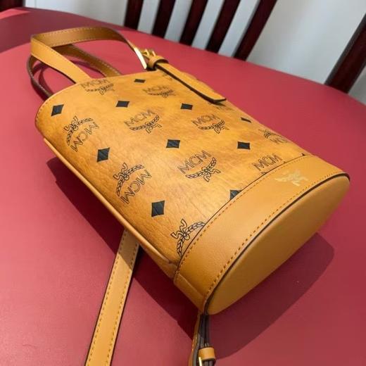 MCM Aren 品牌老花 托特包水桶包单肩手提包 迷你  （CB） 商品图5