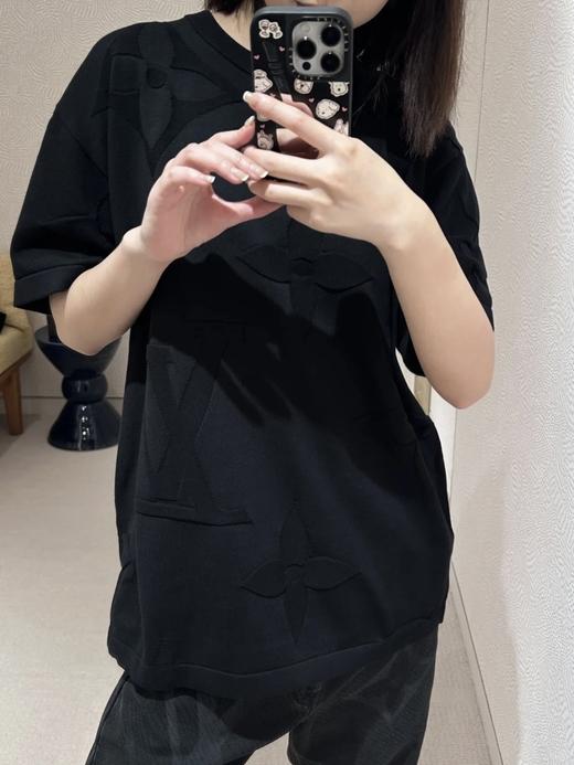 驴家 25ss monogram浮雕提花针织短袖 男女同款（DY） 商品图3
