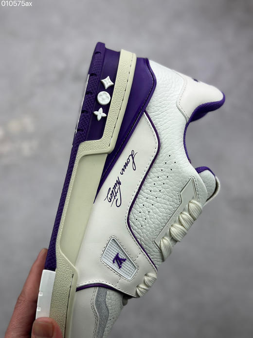 春季特惠💰720 LV 纯原版本 # 驴家 Trainer 低帮休闲板鞋 商品图5