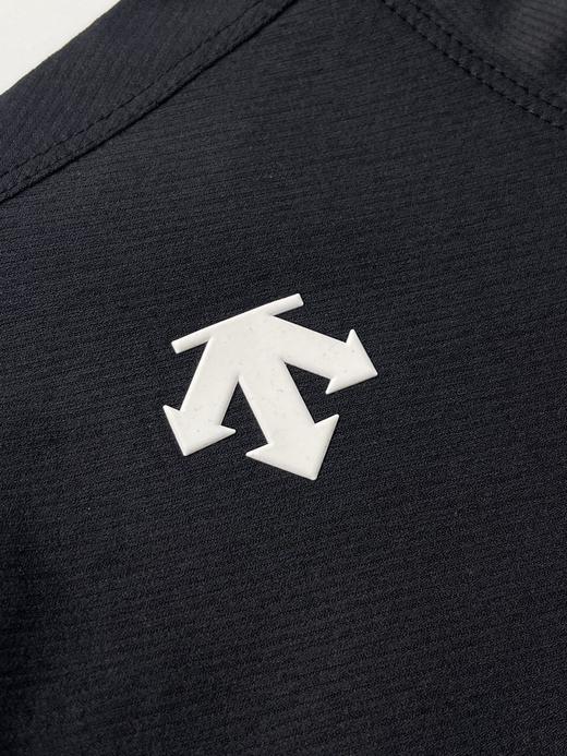 迪桑特TRAINING系列综训男士亨利领短袖针织衫T恤 QK 341066 商品图10