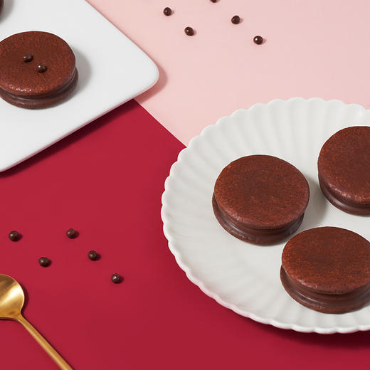 唇动 白巧涂层果酱夹心派230克 商品图7