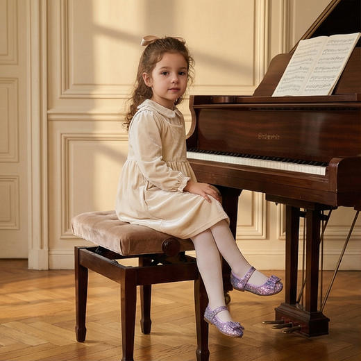 西班牙Little winkaaPB宫廷法式风水晶蝴蝶结公主鞋PB23021 商品图14