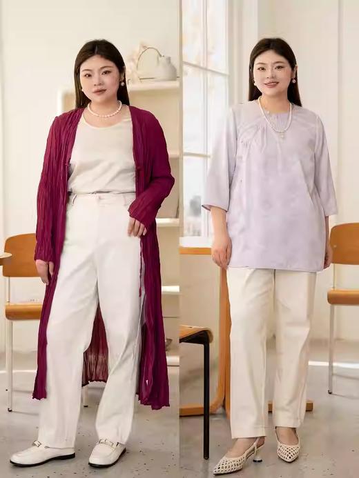 【群内福利】【米白小脚牛仔裤】腰腹肉肉可穿，腰头加肥加大款 商品图4