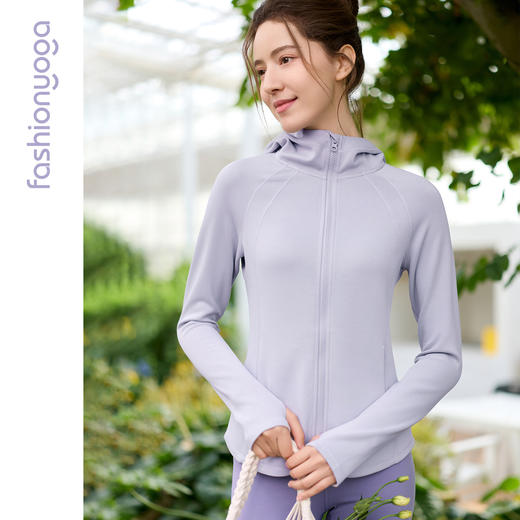 2026春夏F16801休闲气质连帽外套 商品图7