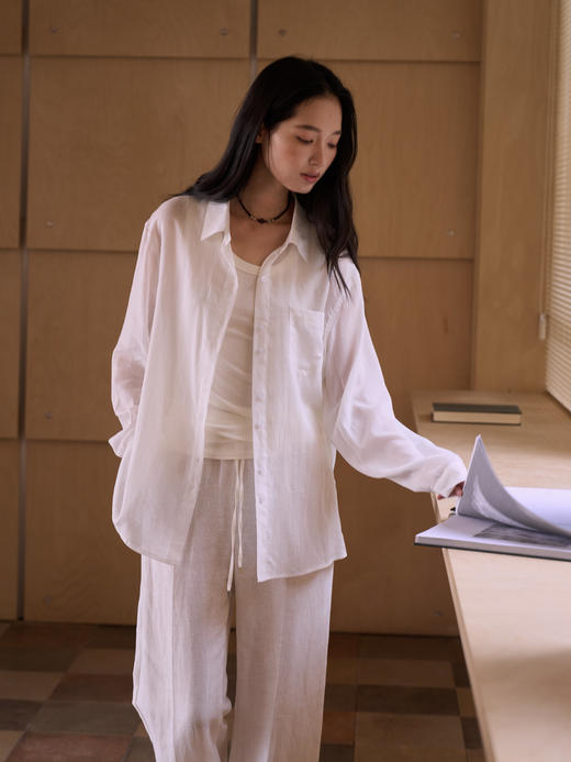 格桑米Gesamy天丝亚麻衬衫 商品图1