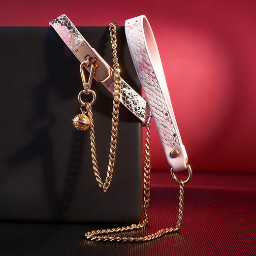 【情趣用品】谜姬 蛇纹项圈sm情趣牵引 商品图7