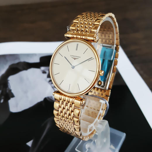 【98新（放置品）】LONGINES 浪琴L4.635.2.32.8石英机芯33MM（女款）嘉岚系列PVD镀金220226TJ01 商品图2