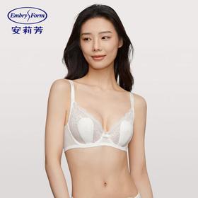 【一口价】3楼安莉芳蕾丝兔耳朵超薄单层围防凸点大胸显小文胸EBW0667吊牌价599元现价229元