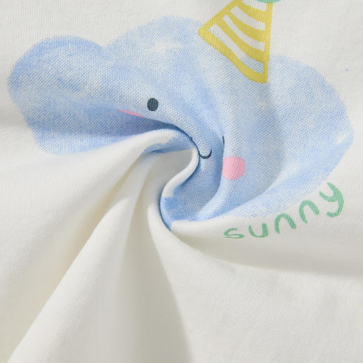 怡比舒适时光家居短袖圆领套装HY26SUN301蓝色调/粉色调80#-130# 商品图9