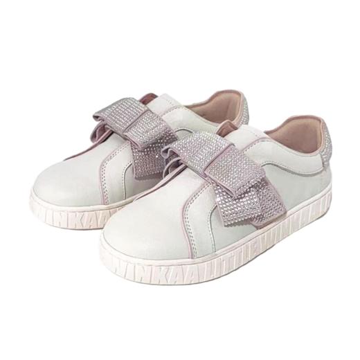 西班牙Little winkaa闪亮钻蝴蝶结公主休闲鞋LW53401 商品图0