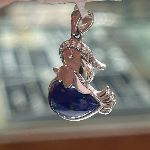 350元/个青金石鸳鸯吊坠 商品图1