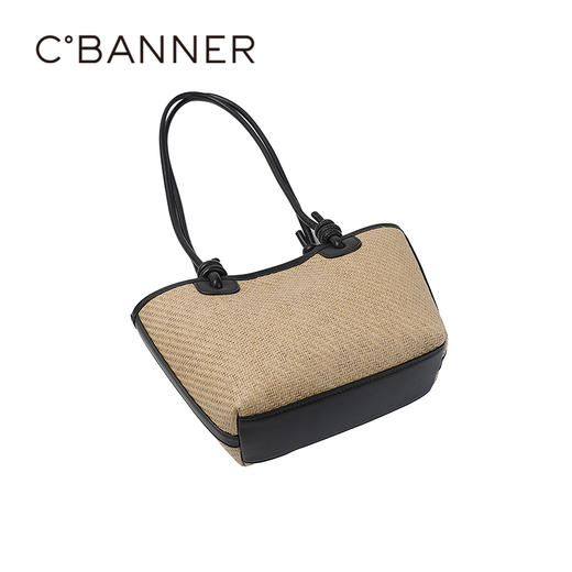 千百度2026草编设计光滑平整女包A26301112 商品图3