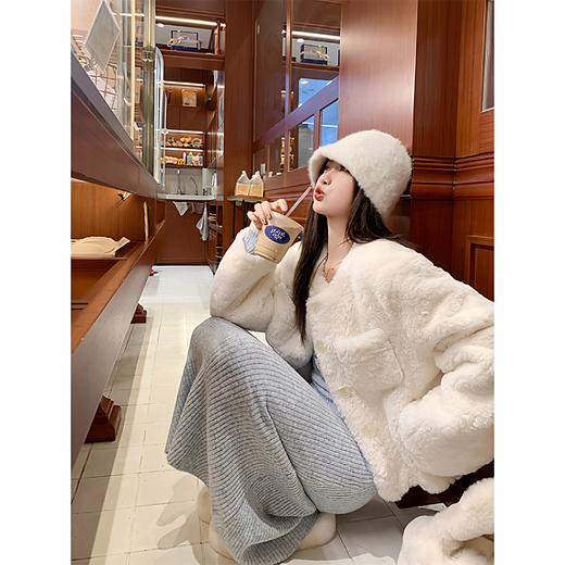 <曾小咸推荐>3.4现货秒杀 ！微信超特价！韩系V领针织连衣裙 日常199.99 立减100 秒杀99.99！！ 商品图2