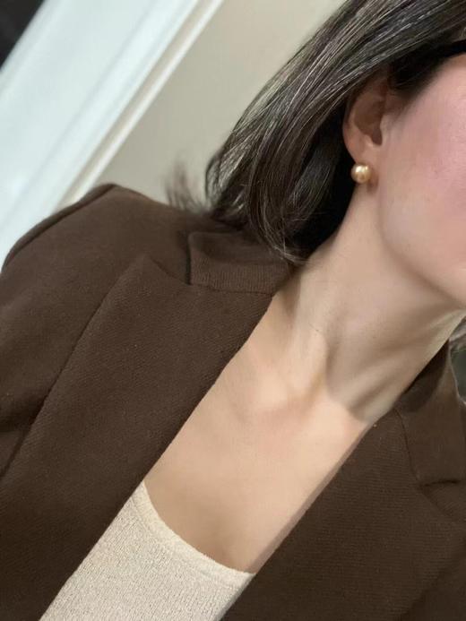 ⁶9-13mm【海水南洋金珠对珠 裸珠】一对 中金正圆微微瑕 镜面光 按照大小选择，裸珠有24小时鉴赏期，确认要联系工厂加工款式出证书【香港】SS06-QTT-XGZZ 商品图5