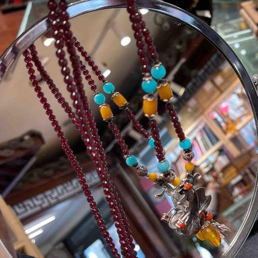 628元/条石榴石毛衣链 商品图2