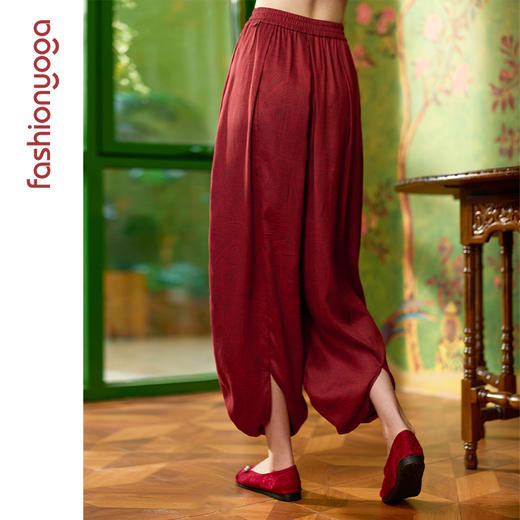 2026春夏FM15963红韵棉麻禅逸裤 商品图8