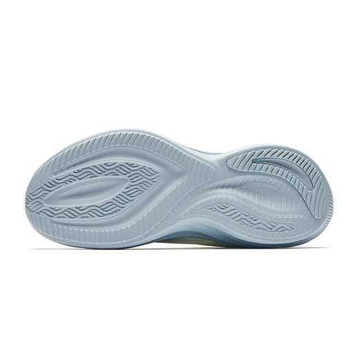 安踏女跑鞋缓震透气跑步鞋厚底增高跳绳鞋舒适运动鞋女 象牙白/幻景蓝122615536U-5 商品图4