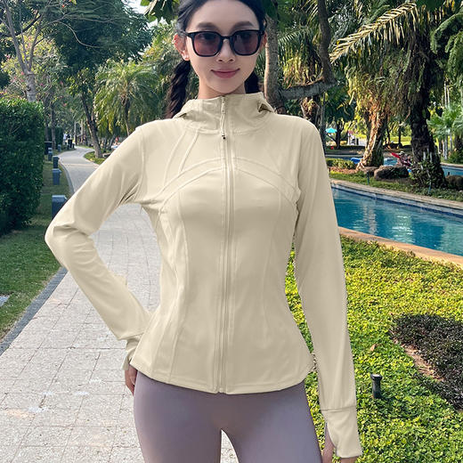 法国MISSBOUDIOR 修身连帽防晒衣 LULU同款 修身版型 全面防护 轻薄舒适 4色可选 商品图1