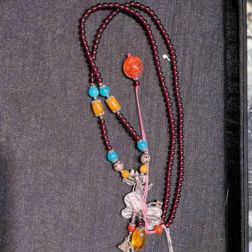 628元/条石榴石毛衣链 商品图1