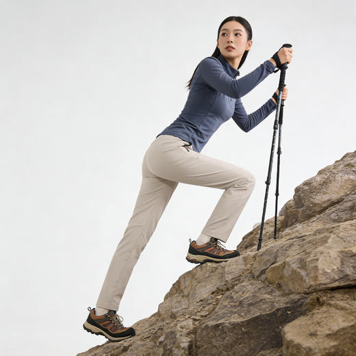 【139秒杀】大牌平替情侣百搭三防冲锋裤软壳裤【全热封胶防暴雨级】 商品图3