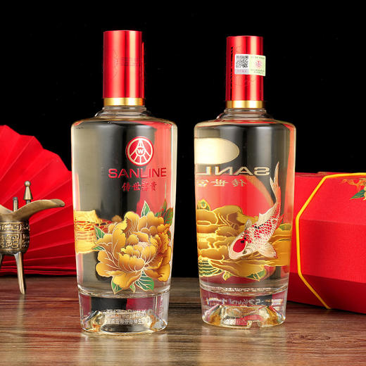 五粮液生态传世富贵画卷版礼盒52度竹荪酒500ml*2瓶【不支持七天无理由退换】-FF 商品图2