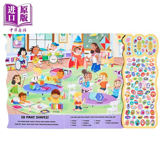 【中商原版】发声书 周边的100种声音 100 Fun Sounds My First Sounds 英文原版 儿童纸板书绘本 亲子读物 进口童书 3岁以上 商品图2