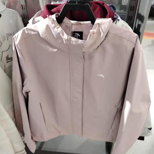 安踏女士丝光绒外套运动跑步夹克上衣162617603-3 商品图0