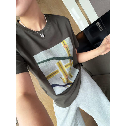 2603104   “油画Tee” 匹马棉 小禾新品 商品图6