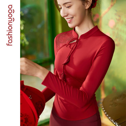 2026春夏FC15373新中式花朵长袖 商品图6