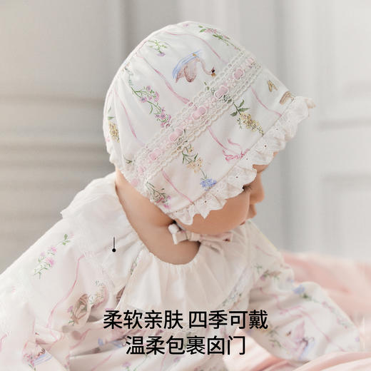 【婴童服配】嫚熙儿童帽子果柔棉胎帽新生小月龄婴儿初生宝宝无骨 商品图2